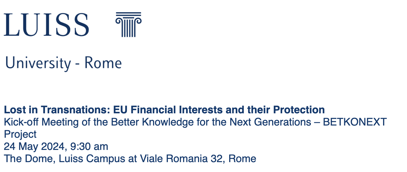 Lost in Transnations: EU Financial Interests and their Protection